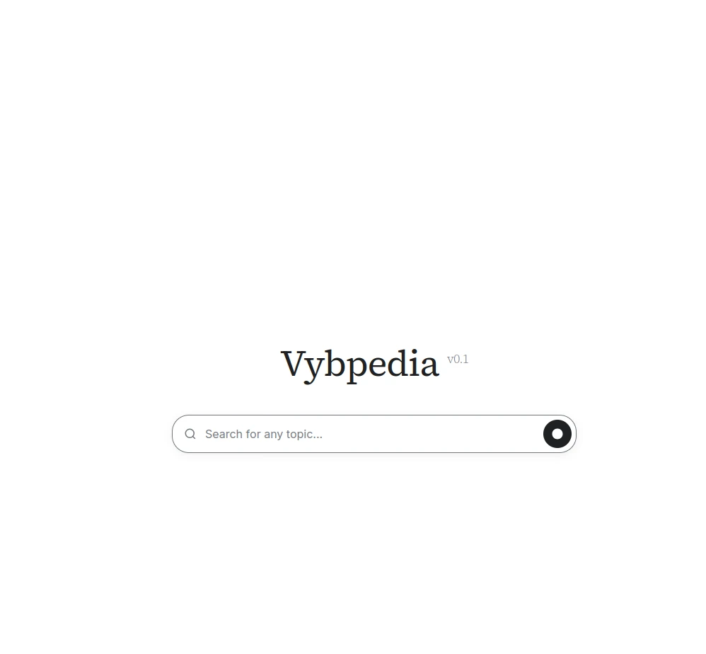Vybpedia — AI Encyclopedia