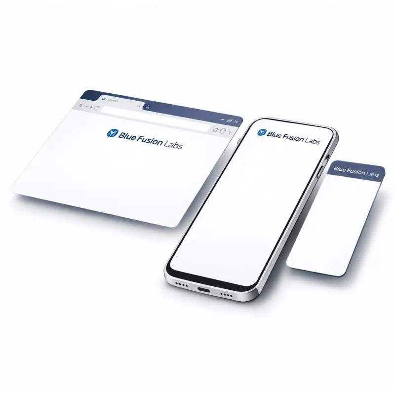 BlueFusion WebDev team building affordable websites for small businesses