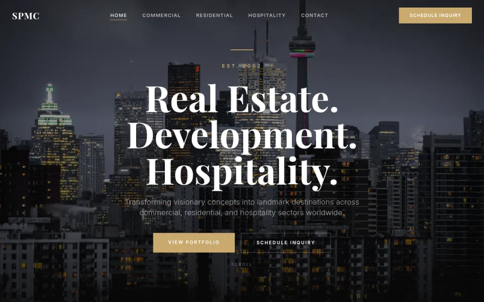 SPMC — local business website built by BlueFusion WebDev