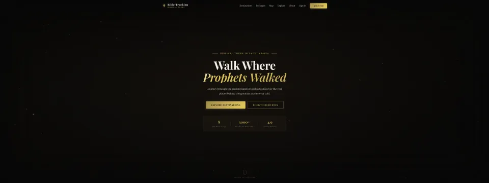 Bible Tracking News — small business website by BlueFusion WebDev