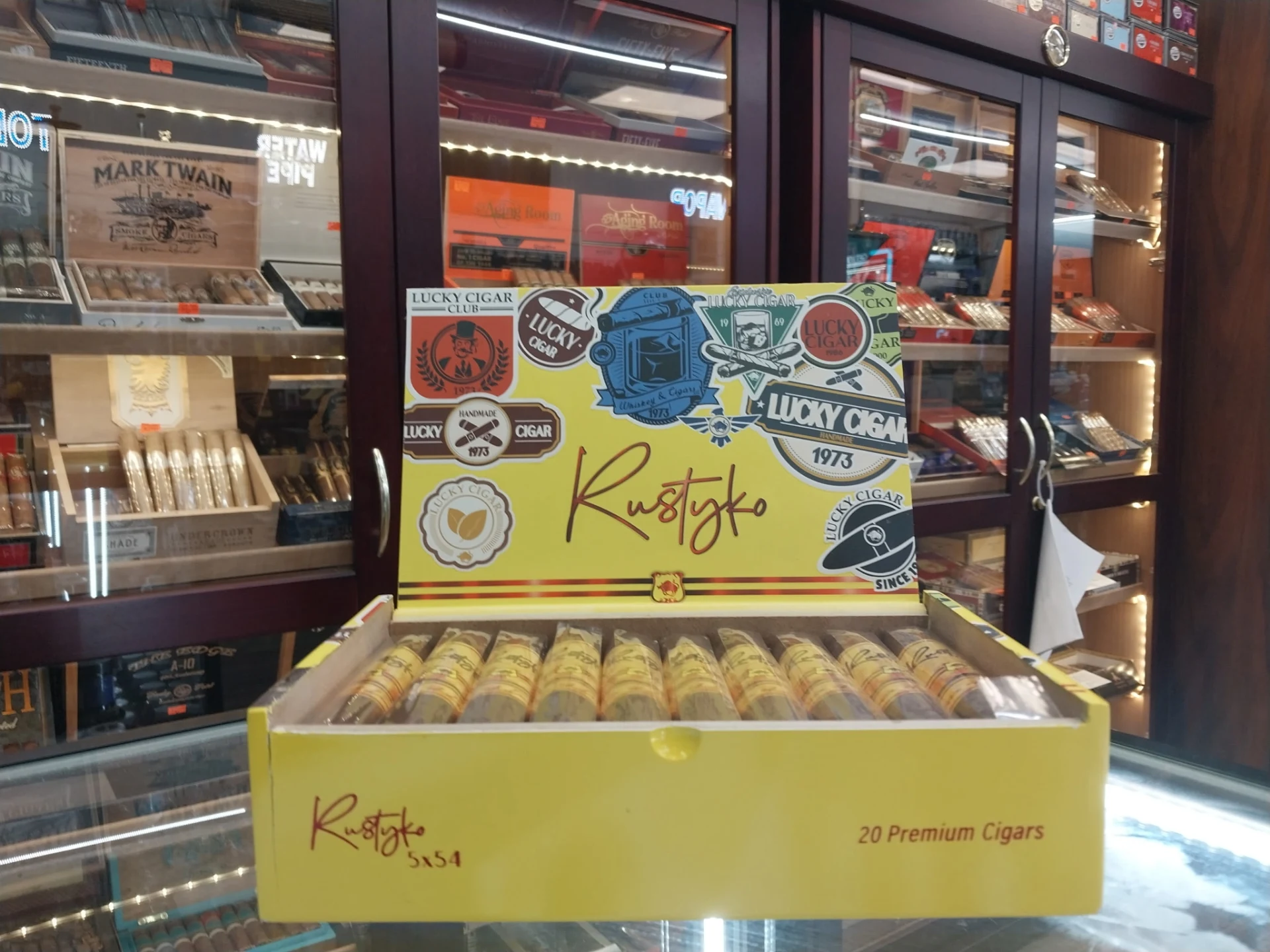 Premium cigar selection